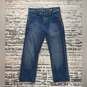 Vintage Be True Low Rise Bootcut Blue Jeans Size 28 Button Fly